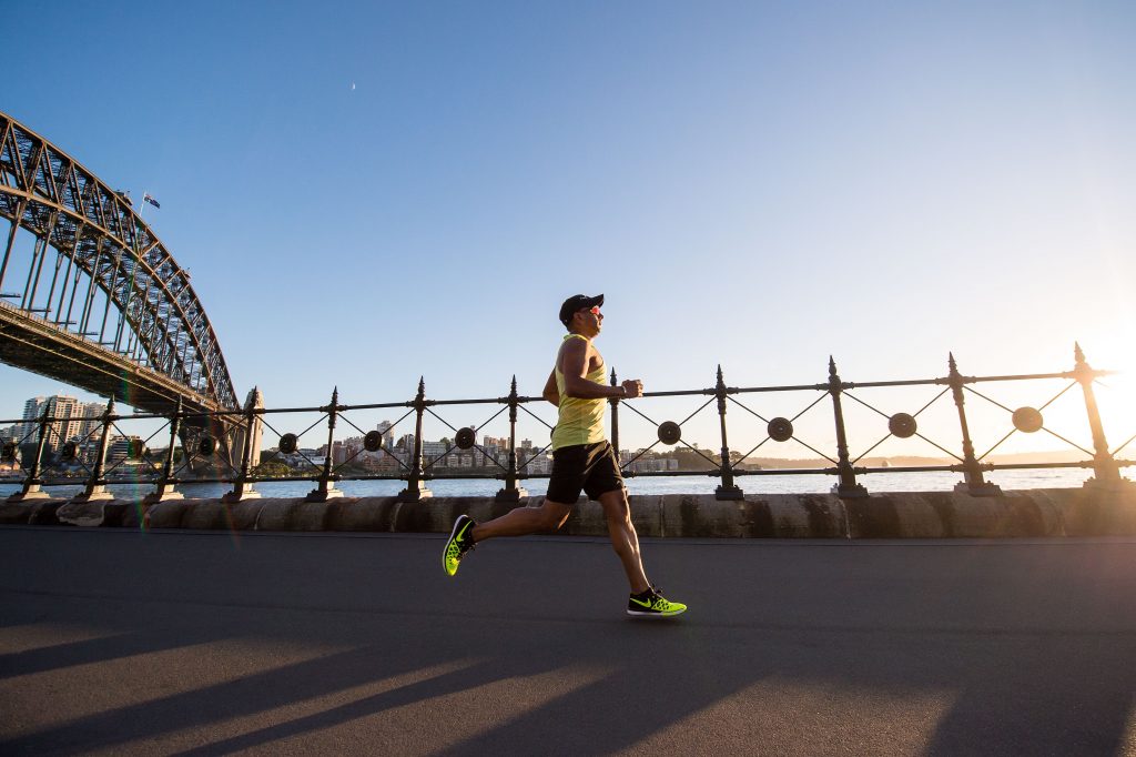 Runner durante una corsa